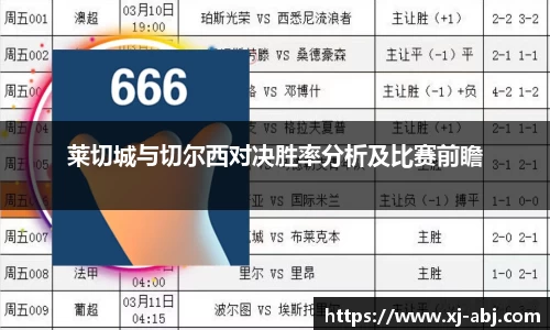 beats365莱切城与切尔西对决胜率分析及比赛前瞻